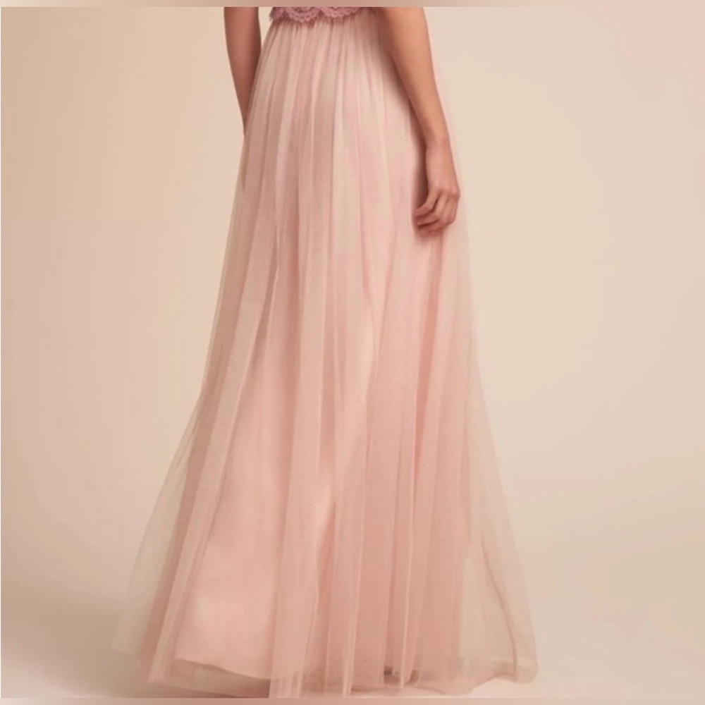 Jenny Yoo - blush tull skirt